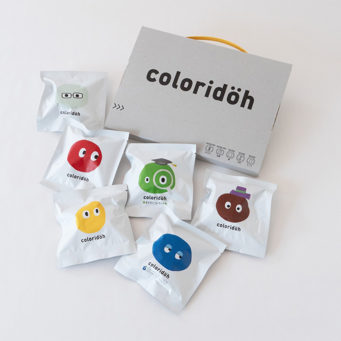 coloridoh cookie dough 6 color set