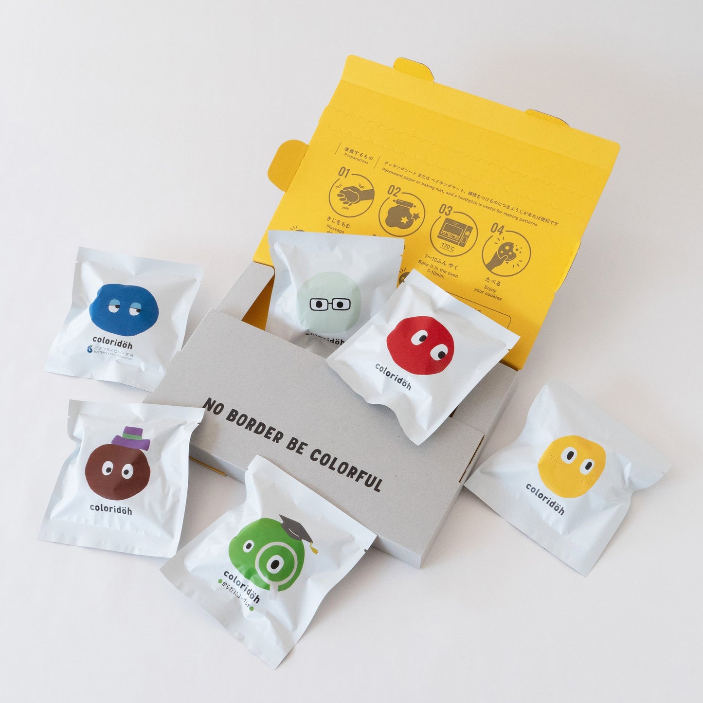 coloridoh cookie dough 6 color set